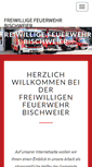 Mobile Screenshot of feuerwehr-bischweier.de